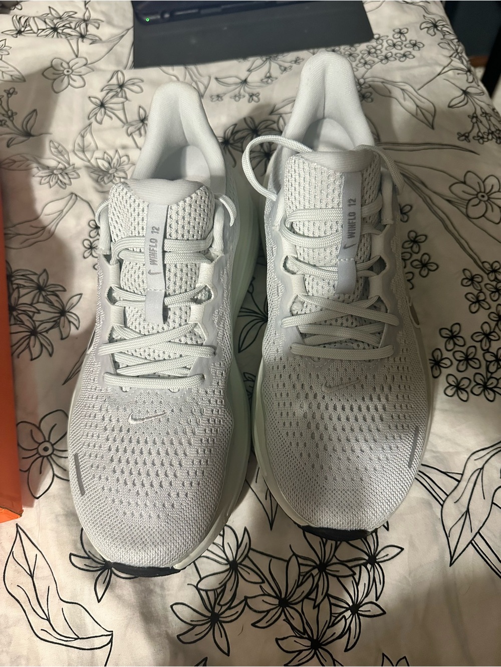 Nike Women’s White/Gray Breathable Running Sneakers
